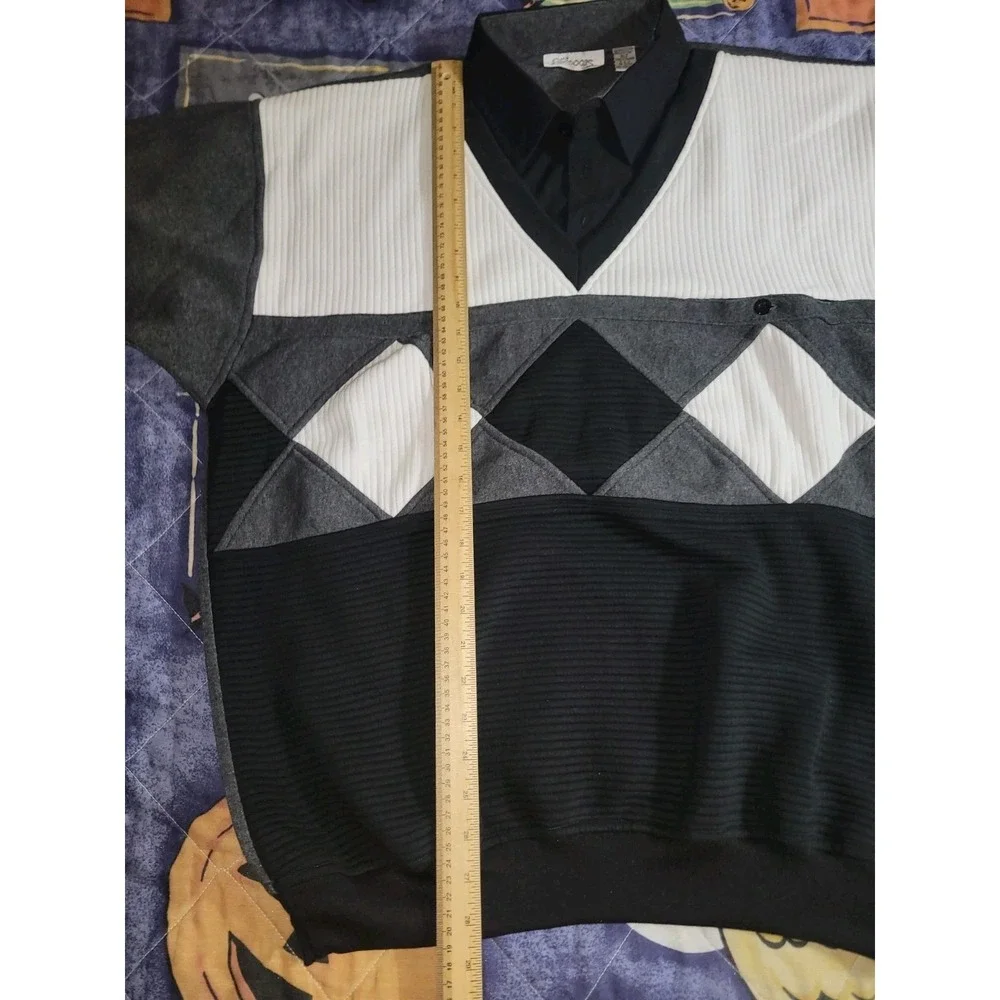 Vintage Collared Sweater Men's XLT Grandpacore ‎ Alexxus 160